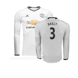 Manchester United 2016-17 Long Sleeve Third Shirt (9-10y) Rashford #19 (Mint) (Bailly 3)_0