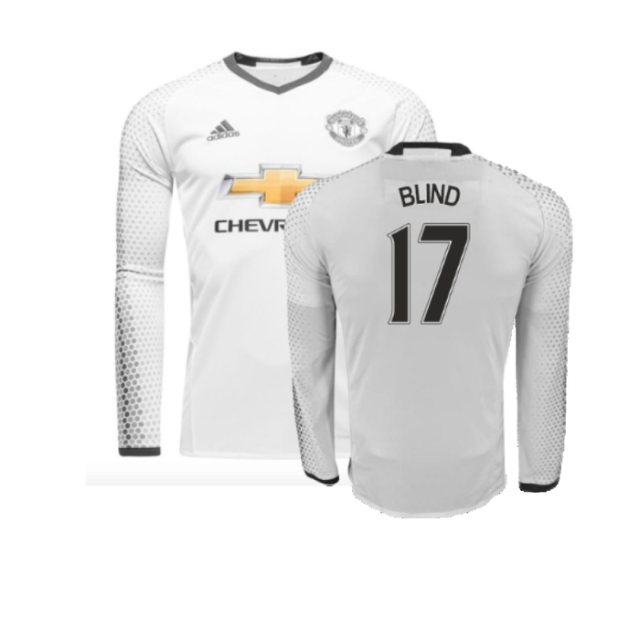 Manchester United 2016-17 Long Sleeve Third Shirt (9-10y) Rashford #19 (Mint) (Blind 17)