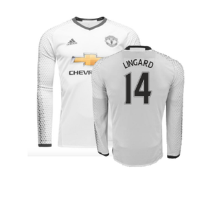 Manchester United 2016-17 Long Sleeve Third Shirt (9-10y) Rashford #19 (Mint) (Lingard 14)_0