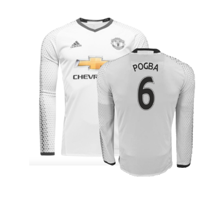 Manchester United 2016-17 Long Sleeve Third Shirt (9-10y) Rashford #19 (Mint) (Pogba 6)