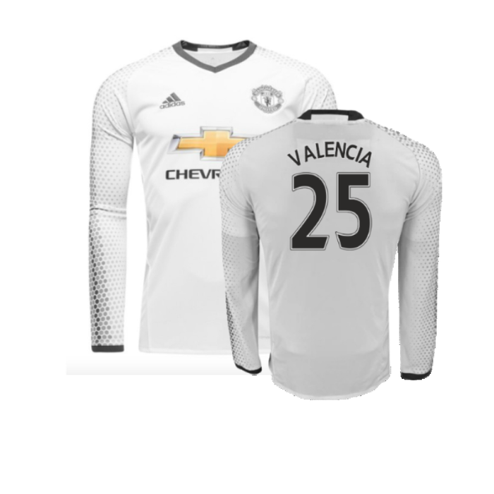 Manchester United 2016-17 Long Sleeve Third Shirt (9-10y) Rashford #19 (Mint) (Valencia 25)