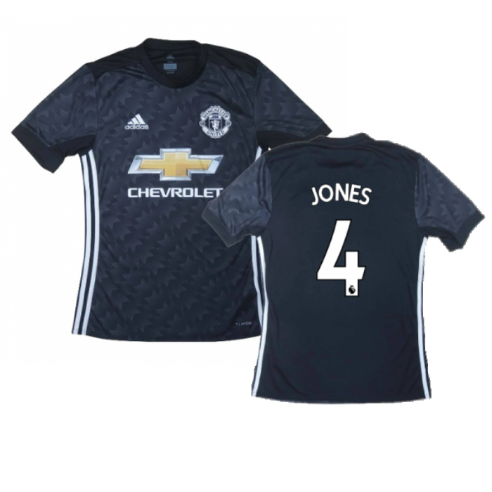 Manchester United 2017-18 Away Shirt (Excellent) (Jones 4)