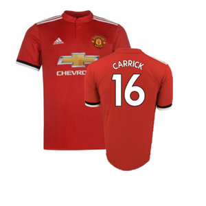 Manchester United 2017-18 Home Shirt (XLB) (Very Good) (Carrick 16)_0