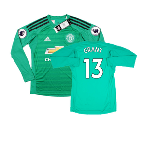 Manchester United 2018-19 GK Home Long Sleeve Shirt (MB) (De Gea #1) (BNWT) (Grant 13)_0