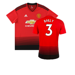 Manchester United 2018-19 Home Shirt (XL) (Good) (Bailly 3)_0