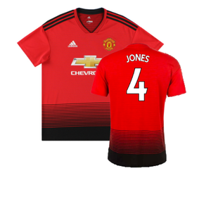 Manchester United 2018-19 Home Shirt (Excellent) (Jones 4)_0