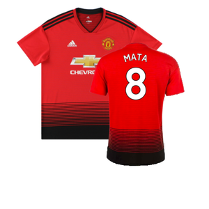 Manchester United 2018-19 Home Shirt (M) (Excellent) (Mata 8)_0