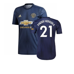 Manchester United 2018-19 Third Shirt (M) (Very Good) (Ander Herrera 21)_0