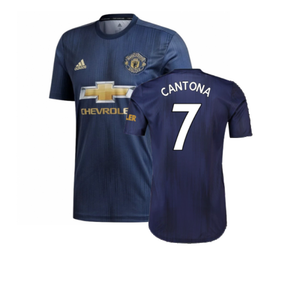 Manchester United 2018-19 Third Shirt (M) (Excellent) (Cantona 7)_0