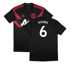 Manchester United 2018-2019 Adidas Training Shirt (S) (Mint) (Pogba 6)_0