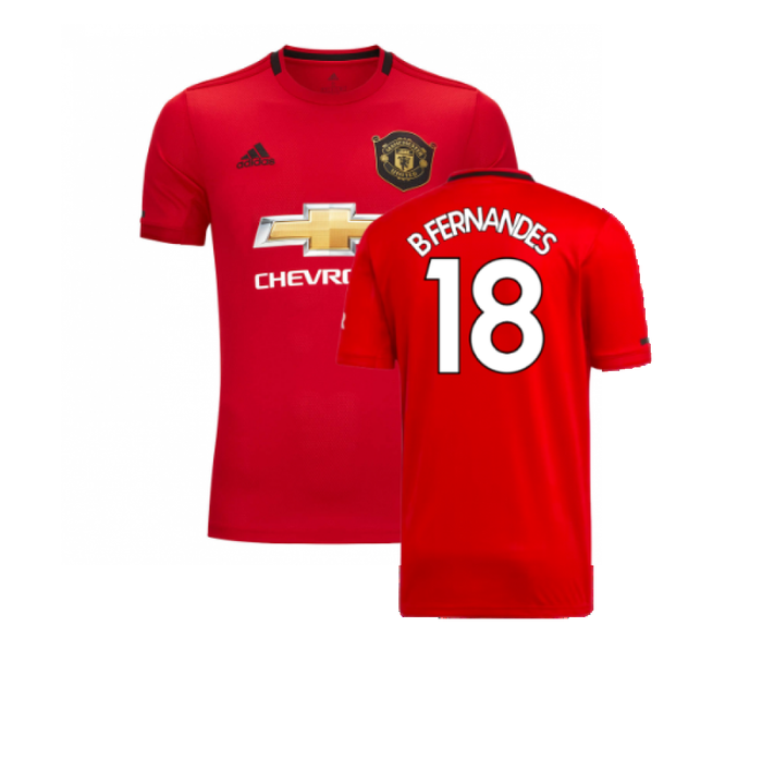 Manchester United 2019-20 Home Shirt (M) (Excellent) (B Fernandes 18)