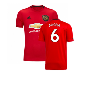 Manchester United 2019-20 Home Shirt (M) (Excellent) (Pogba 6)_0