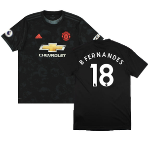 Manchester United 2019-20 Third Shirt (L) (B Fernandes 18) (Mint)_0