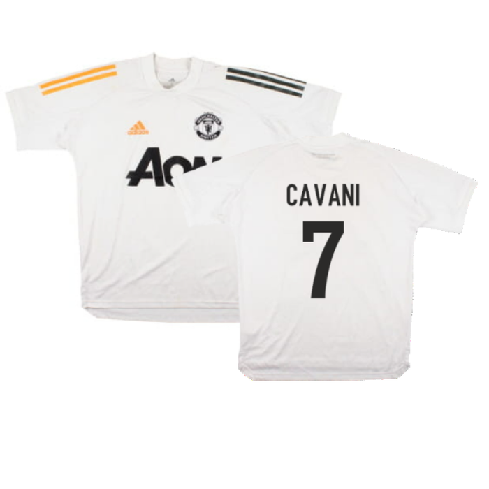 Manchester United 2020-21 Adidas Training Shirt (S) (Cavani 7) (Good)