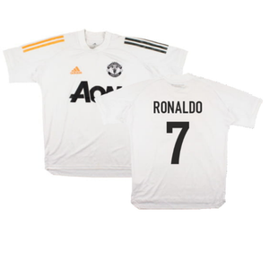 Manchester United 2020-21 Adidas Training Shirt (S) (RONALDO 7) (Good)_0