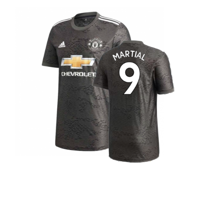 Manchester United 2020-21 Away Shirt (7-8y) (Mint) (MARTIAL 9)