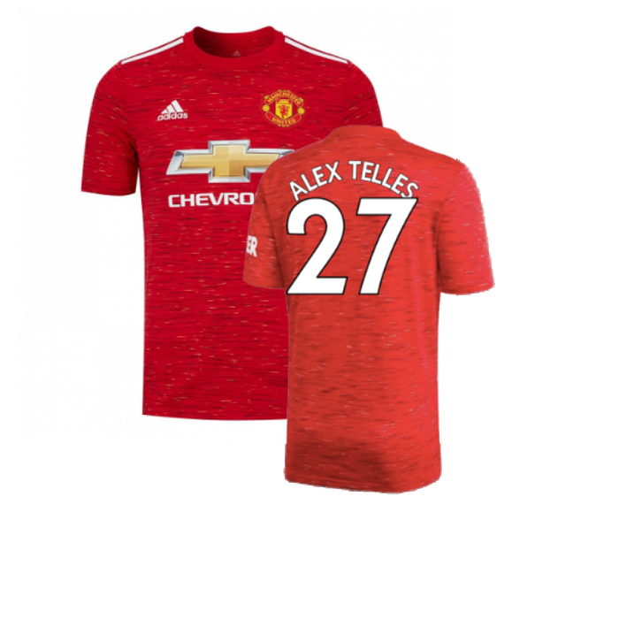 Manchester United 2020-21 Home Shirt (Very Good) (Alex Telles 27)