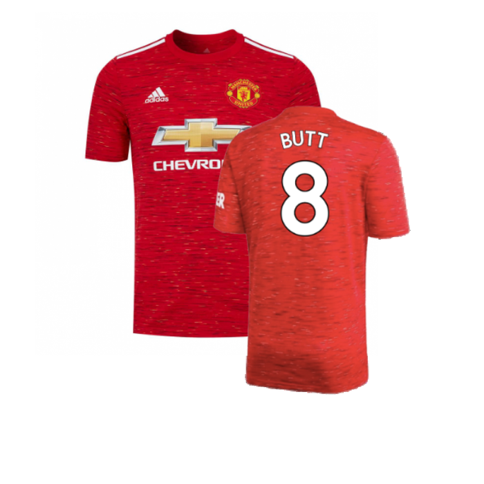 Manchester United 2020-21 Home Shirt (L) (Excellent) (BUTT 8)