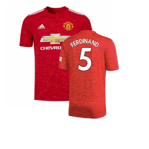 Manchester United 2020-21 Home Shirt (Very Good) (FERDINAND 5)_0