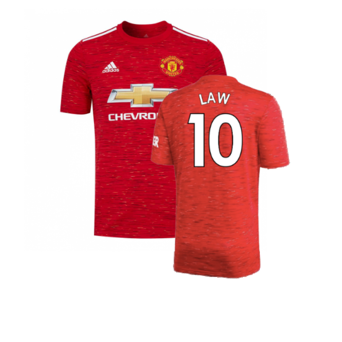 Manchester United 2020-21 Home Shirt (L) (Excellent) (LAW 10)