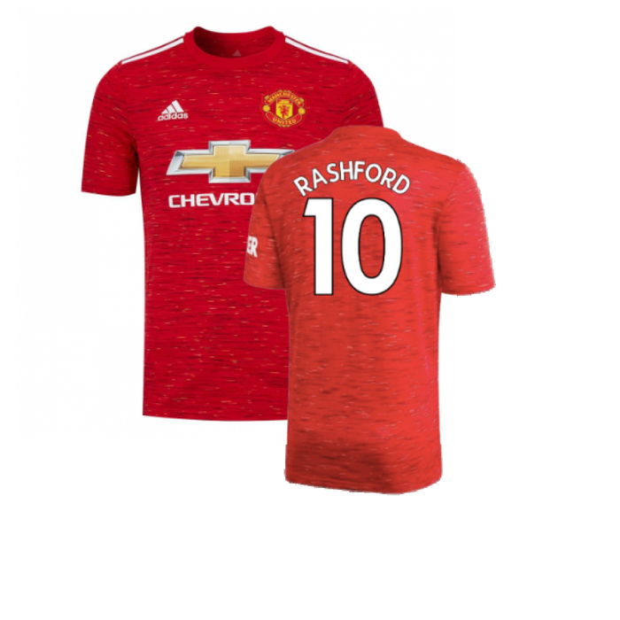 Manchester United 2020-21 Home Shirt (Mint) (RASHFORD 10)