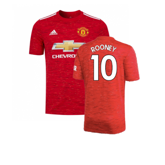 Manchester United 2020-21 Home Shirt (L) (Excellent) (ROONEY 10)