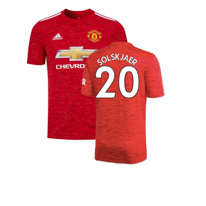 Manchester United 2020-21 Home Shirt (Excellent) (SOLSKJAER 20)