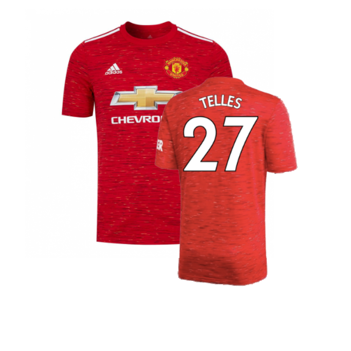 Manchester United 2020-21 Home Shirt (L) (Excellent) (TELLES 27)