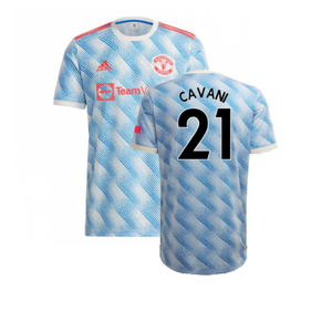 Manchester United 2021-22 Away Shirt (XL) (Mint) (CAVANI 21)_0