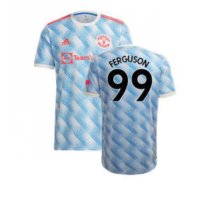 Manchester United 2021-22 Away Shirt (XL) (Mint) (FERGUSON 99)_0