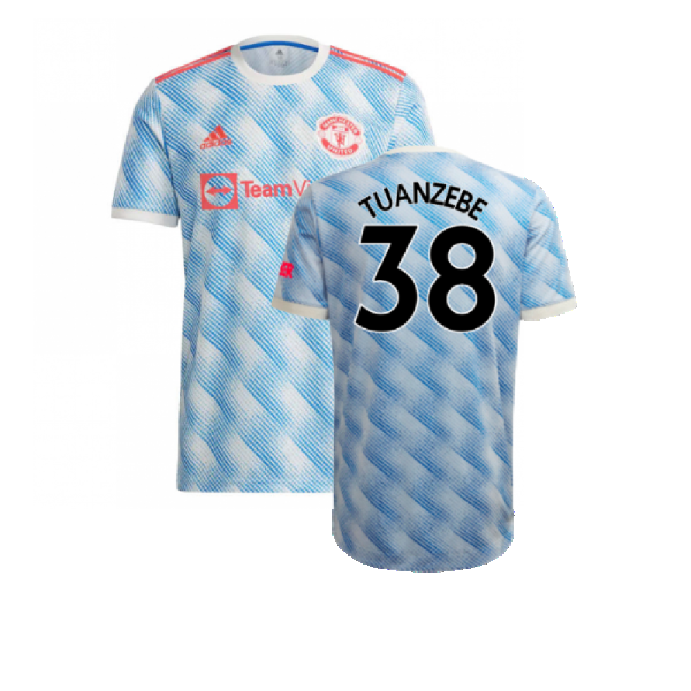 Manchester United 2021-22 Away Shirt (XL) (Mint) (TUANZEBE 38)_0
