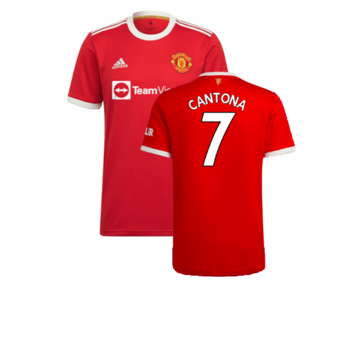 Manchester United 2021-22 Home Shirt (XL) (Good) (CANTONA 7)