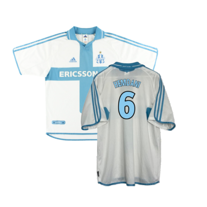 Marseille 2000-01 Home Shirt (XL) (Very Good) (Hemdani 6)