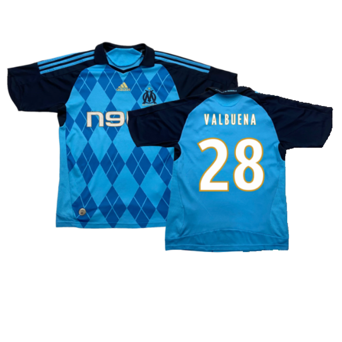 Marseille 2008-09 Away Shirt (XL) (Very Good) (VALBUENA 28)