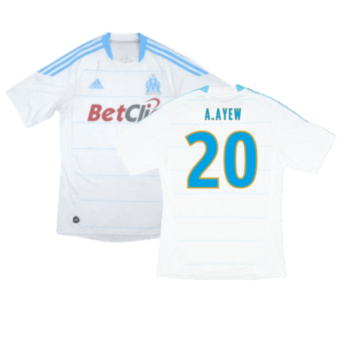 Marseille 2010-11 Home Shirt (S) (Very Good) (A.Ayew 20)