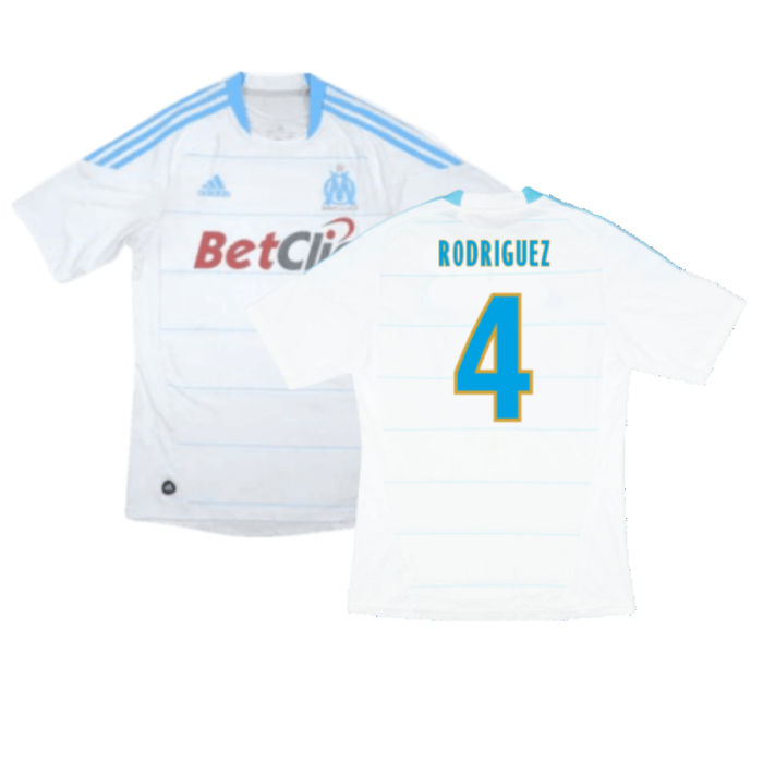 Marseille 2010-11 Home Shirt (S) (Very Good) (Rodriguez 4)