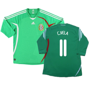 Mexico 2008-2009 Home Shirt (M) (Excellent) (C.Vela 11)_0