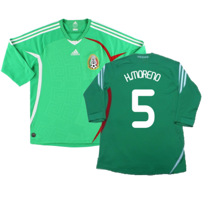 Mexico 2008-2009 Home Shirt (M) (Excellent) (H.Moreno 5)