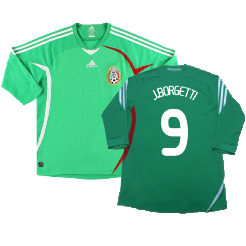 Mexico 2008-2009 Home Shirt (M) (Excellent) (J.Borgetti 9)_0