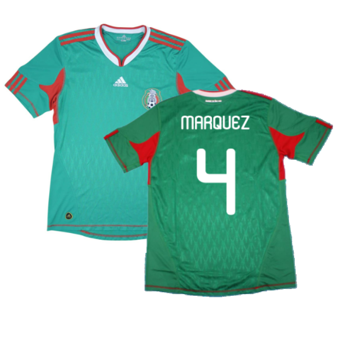 Mexico 2010-11 Home Shirt (2XL) (Very Good) (Marquez 4)