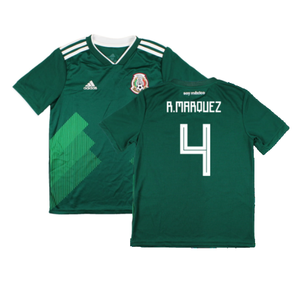 Mexico 2018-19 Home Shirt (Mint) (R.Marquez 4)_0
