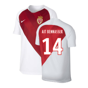 Monaco 2018-19 Home Shirt (S) (Excellent) (Ait Bennasser 14)_0