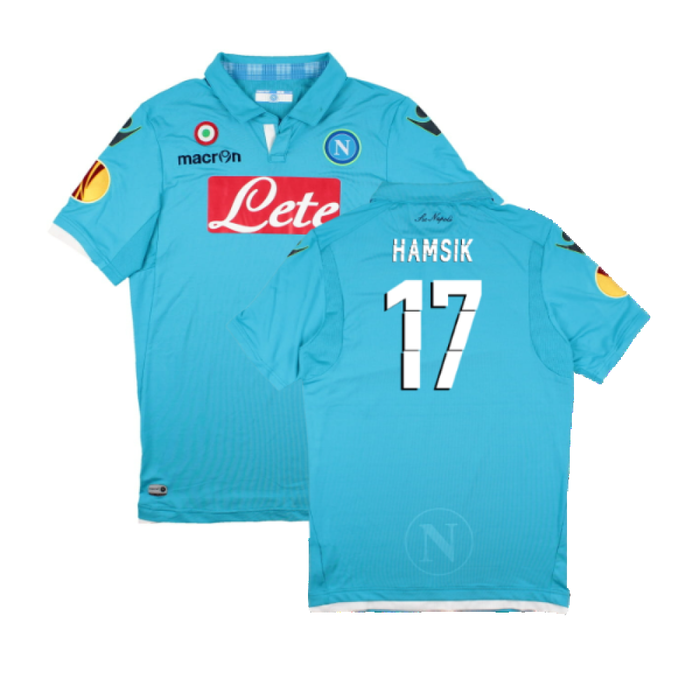 Napoli 2014-15 European Home Shirt (XL) (Excellent) (HAMSIK 17)