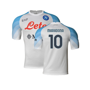 Napoli 2022-2023 Away Player Issue Shirt (XL) (Very Good) (Maradona 10)_0