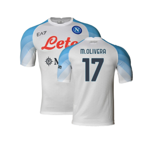 Napoli 2022-2023 Away Player Issue Shirt (XL) (Very Good) (M.Olivera 17)_0