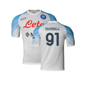 Napoli 2022-2023 Away Player Issue Shirt (XL) (Very Good) (Ndombele 91)_0