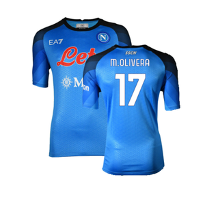 Napoli 2022-23 Home Shirt (S) (Excellent) (M.Olivera 17)_0