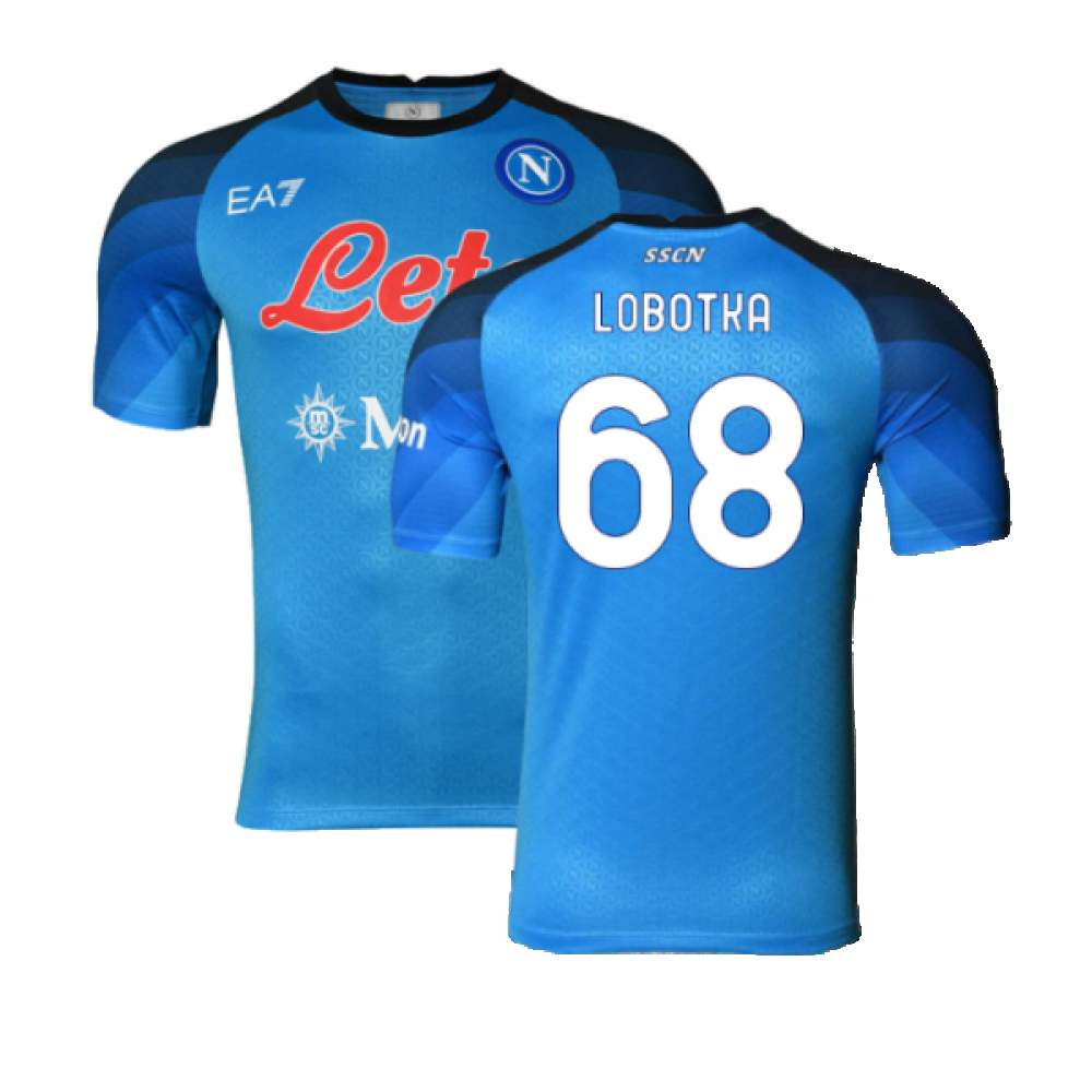 Napoli 2022-23 Player Issue Home Shirt (3XL) (Lobotka 68) (Excellent)_0