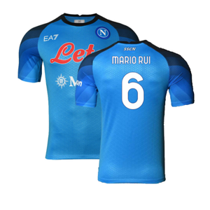 Napoli 2022-23 Player Issue Home Shirt (3XL) (Mario Rui 6) (Excellent)_0
