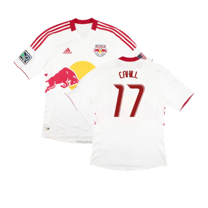 New York Red Bulls 2012 Home Shirt (M) (Very Good) (Cahill 17)